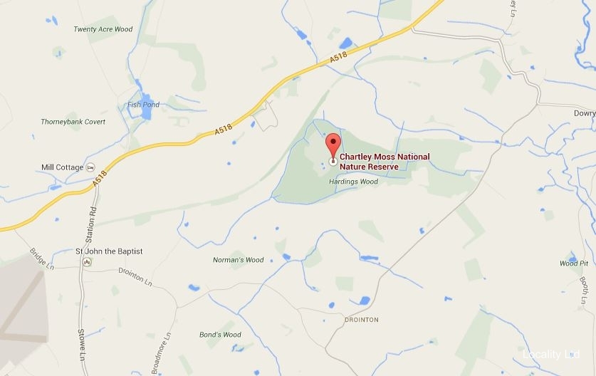 Chartley Moss  NNR nature reserve (Staffordshire)