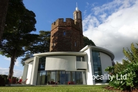 Modern white space former water tower film and photo shoot location Cheshire