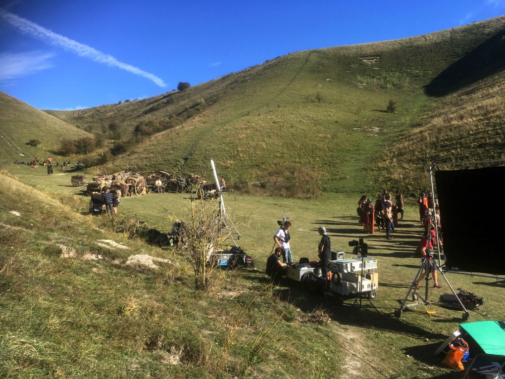Chalk grassland, woodland and valley with steep sided slopes (Barton Hills NNR, Bedfordshire)
