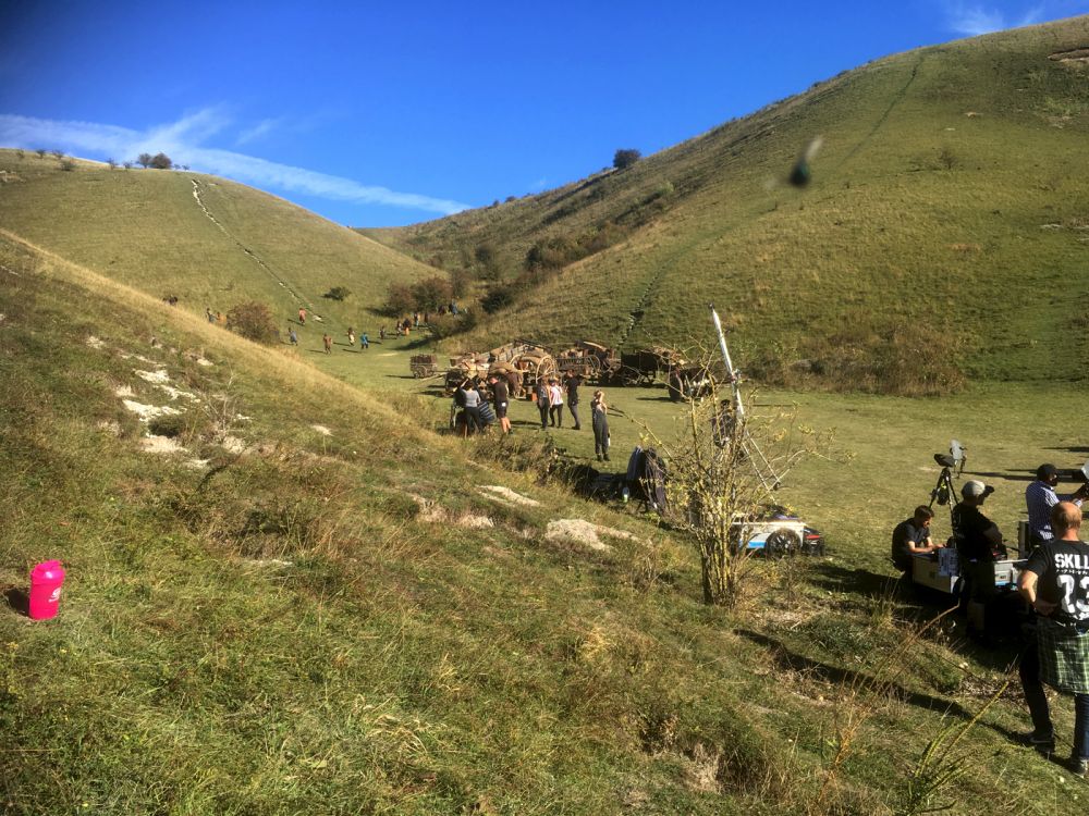 Chalk grassland, woodland and valley with steep sided slopes (Barton Hills NNR, Bedfordshire)