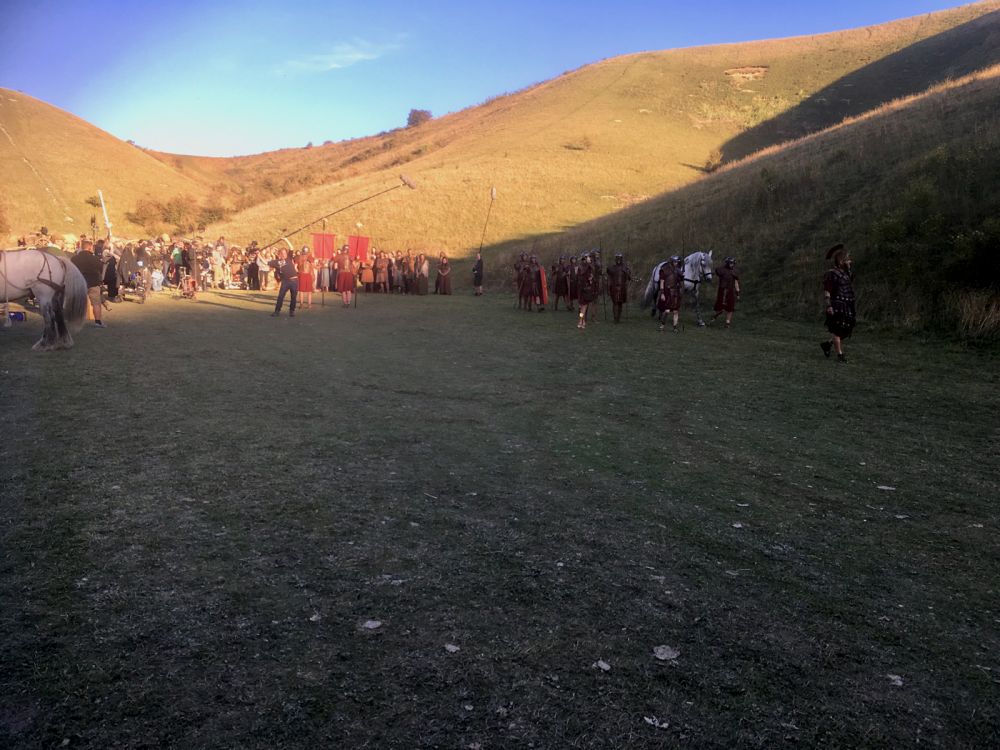 Chalk grassland, woodland and valley with steep sided slopes (Barton Hills NNR, Bedfordshire)