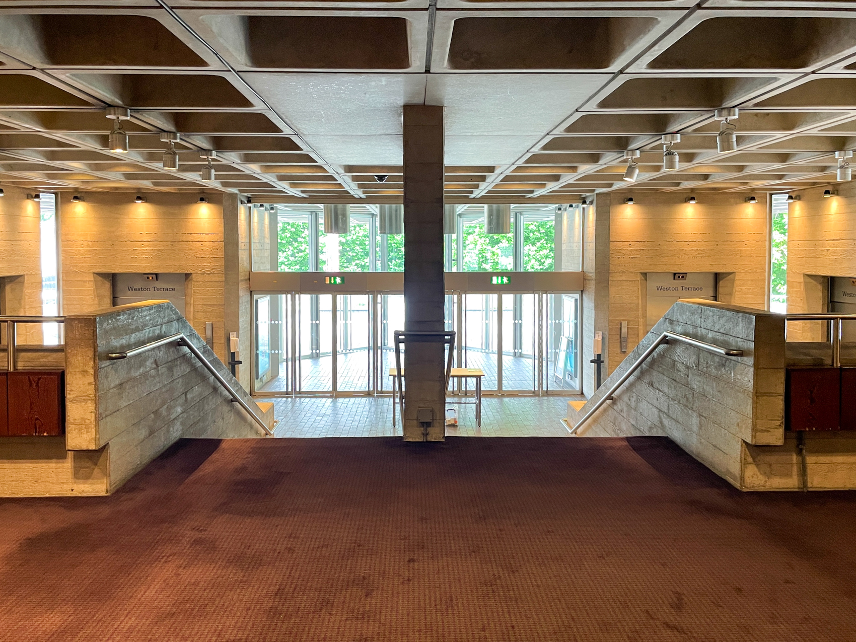 Brutalist theatre space with a variety of interiors | Locality Online