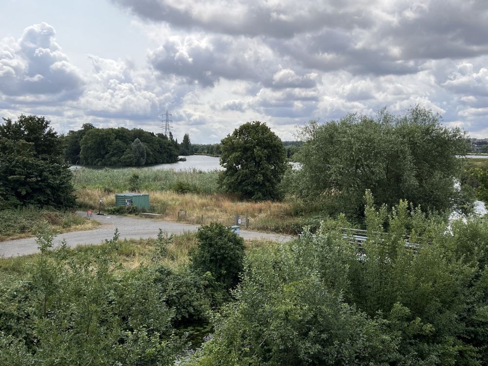 Walthamstow Wetlands nature reserve and reservoirs (London)