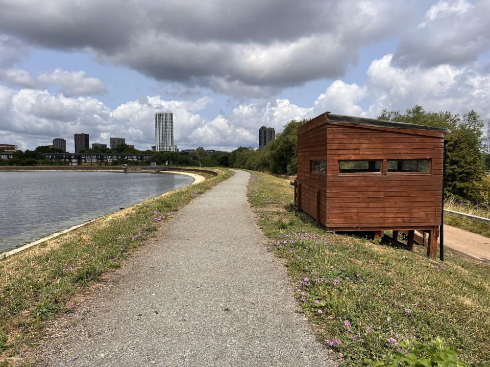 Walthamstow Wetlands nature reserve and reservoirs (London)