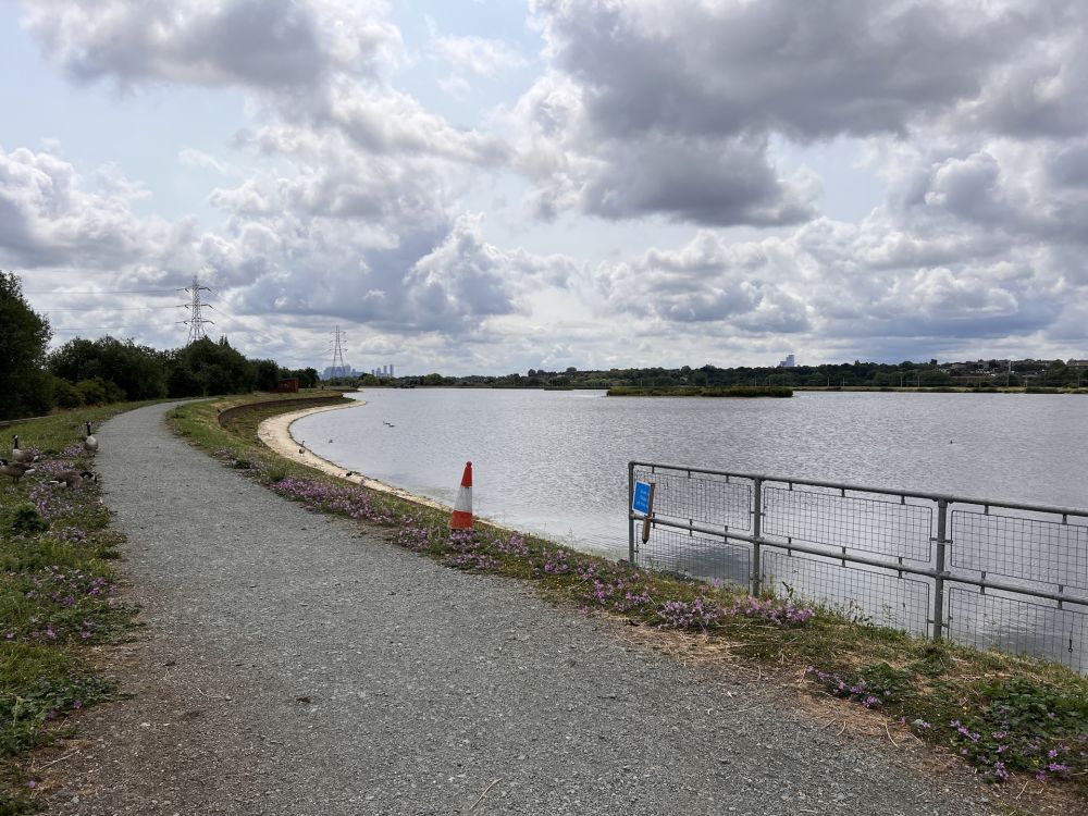 Walthamstow Wetlands nature reserve and reservoirs (London)