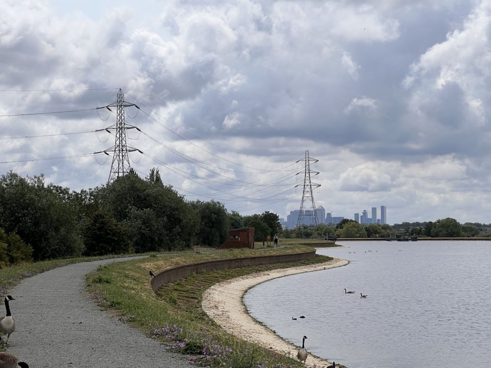 Walthamstow Wetlands nature reserve and reservoirs (London)