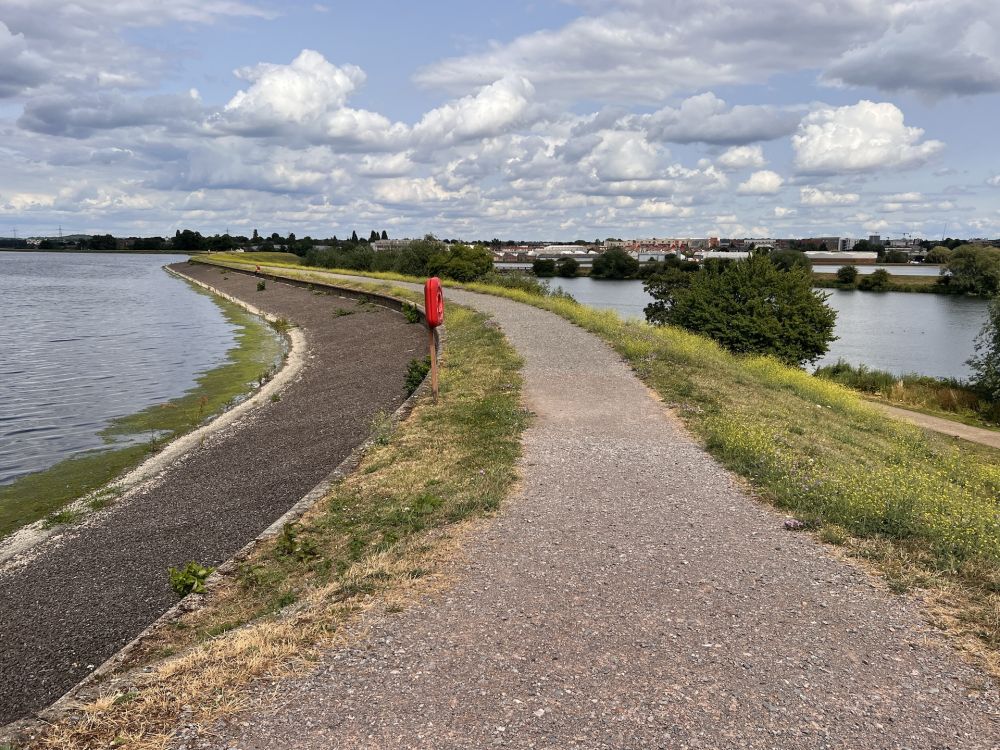 Walthamstow Wetlands nature reserve and reservoirs (London)