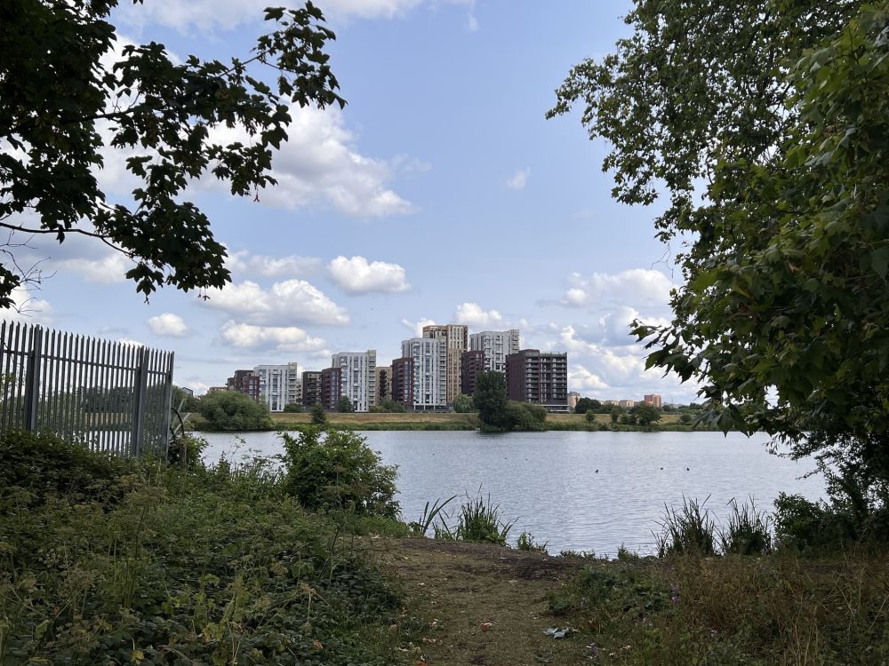 Walthamstow Wetlands nature reserve and reservoirs (London)