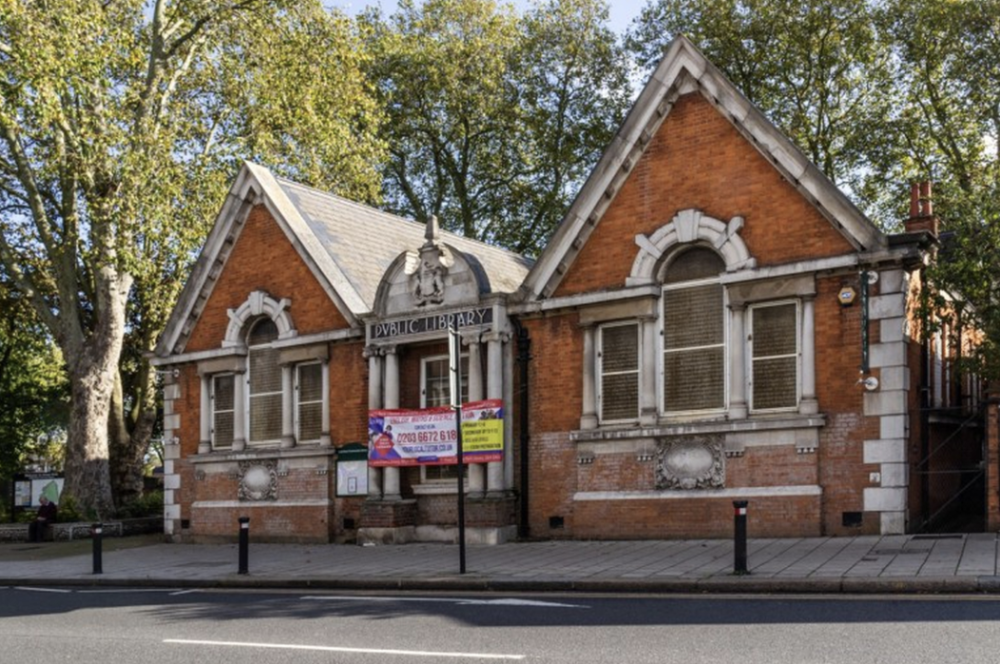 Traditional public library for film and photoshoot and event location hire (Sydenham, London)