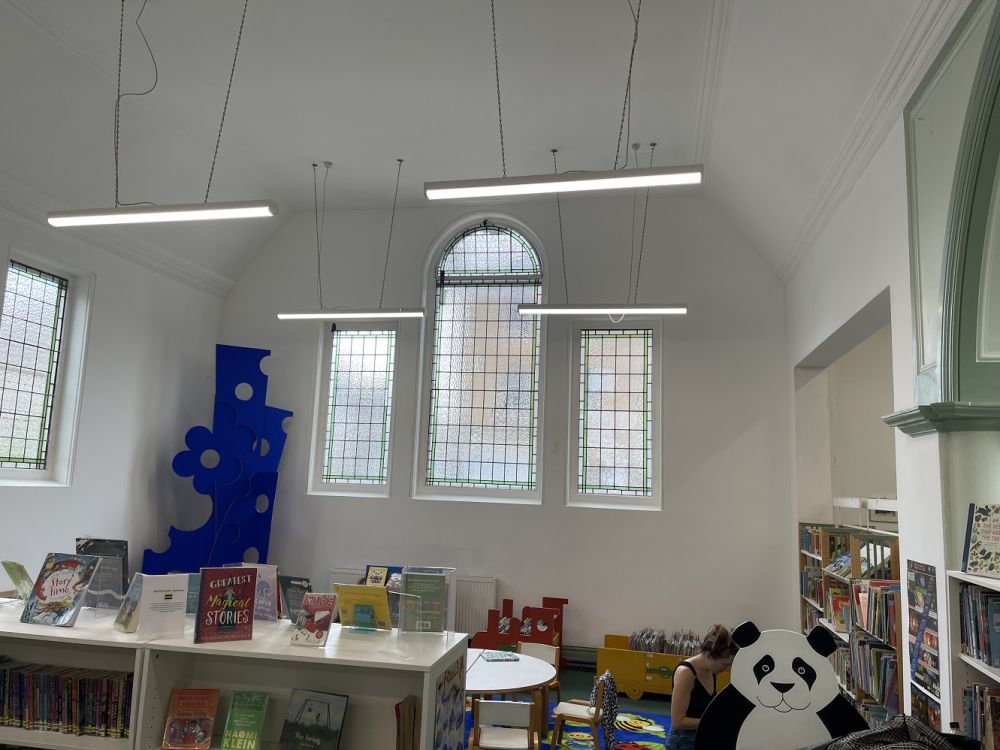 Traditional public library for film and photoshoot and event location hire (Sydenham, London)