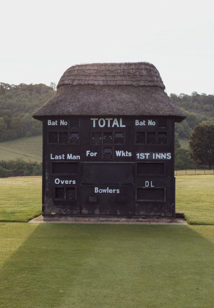 Quintessentially British cricket venue (Stokenchurch, Buckinghamshire)