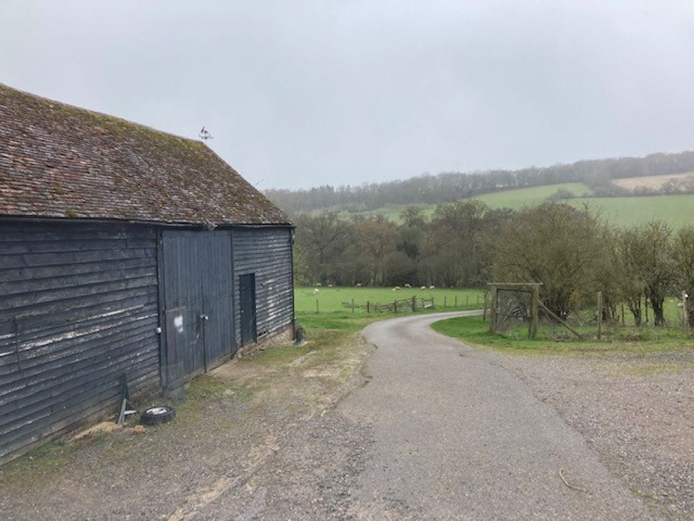 Vacant cottage and a barn on a private country estate for film, shoot location hire (Stokenchurch, Buckinghamshire)