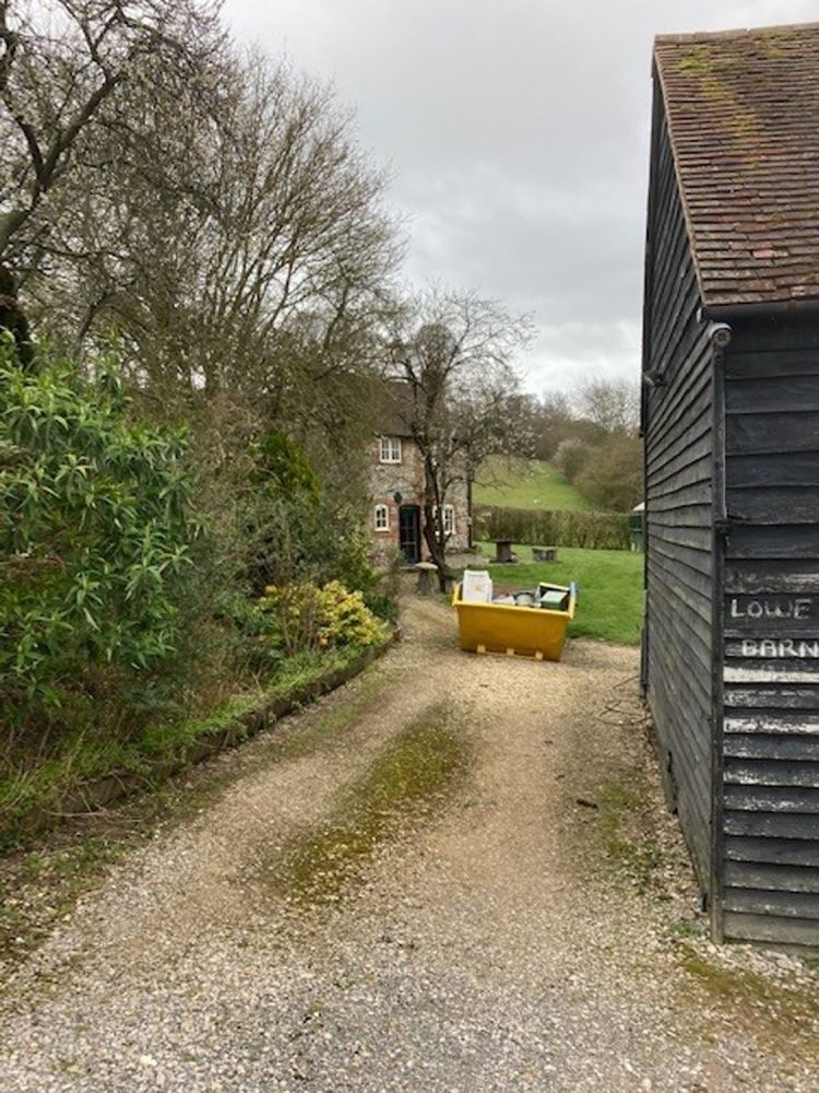 Vacant cottage and a barn on a private country estate for film, shoot location hire (Stokenchurch, Buckinghamshire)