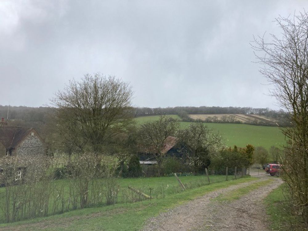 Vacant cottage and a barn on a private country estate for film, shoot location hire (Stokenchurch, Buckinghamshire)