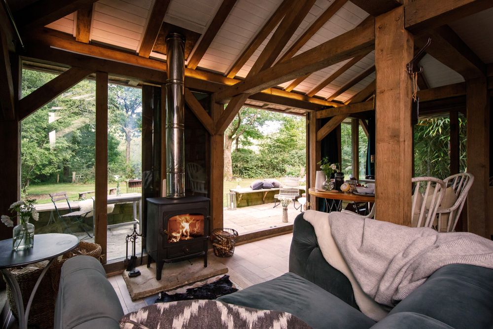 Architecturally designed cabin hidden within 65 acres of tranquil woodland