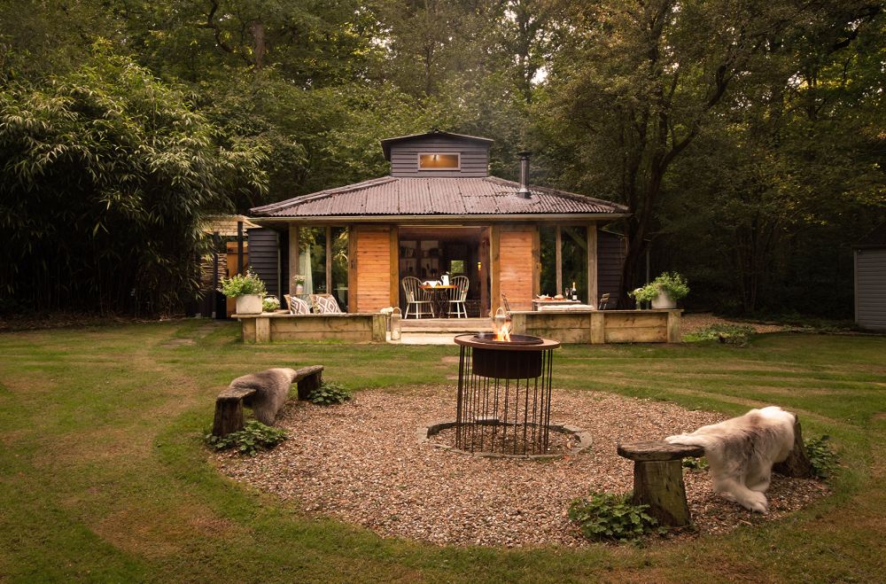 Architecturally designed cabin hidden within 65 acres of tranquil woodland