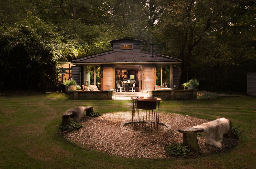 Architecturally designed cabin hidden within 65 acres of tranquil woodland