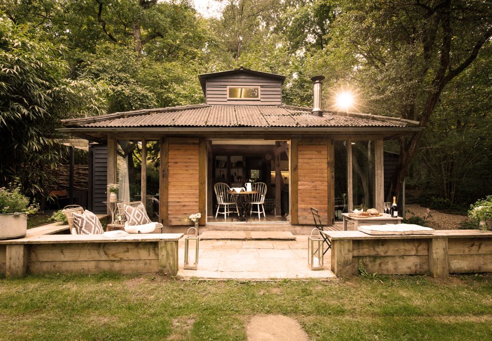 Architecturally designed cabin hidden within 65 acres of tranquil woodland