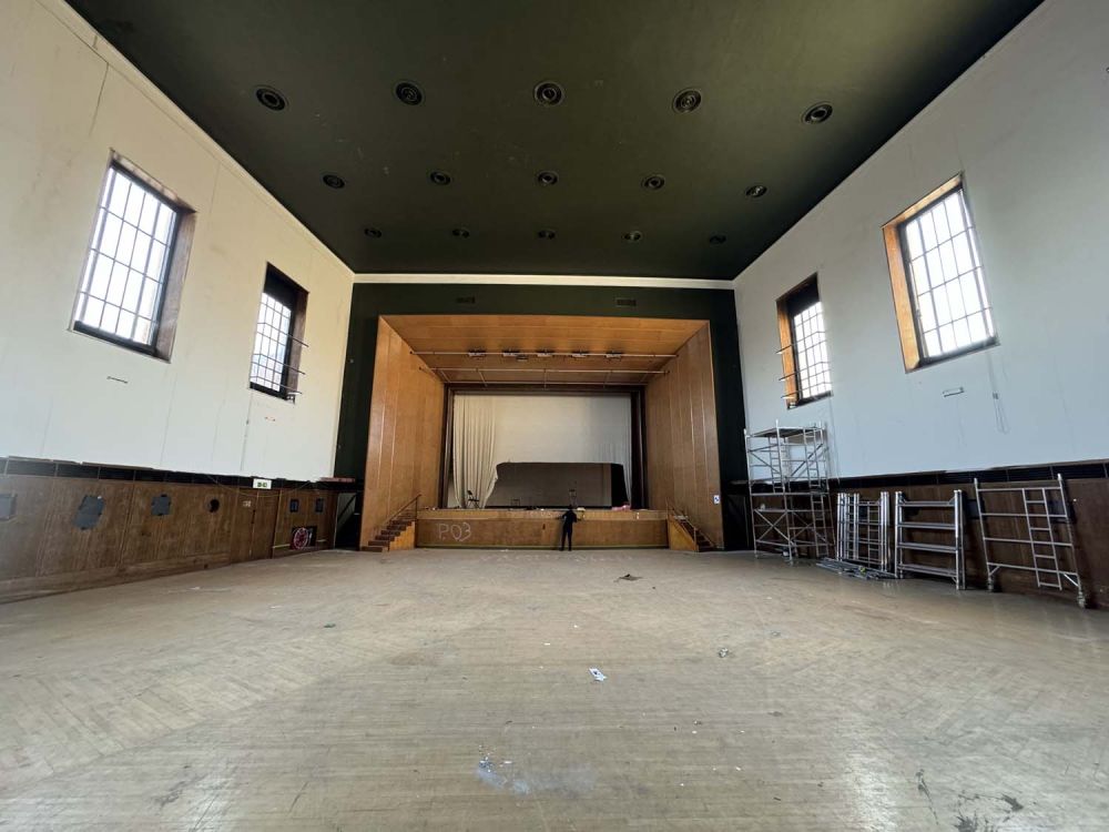 1930's theatre hall for film and photoshoot hire (Greenwich, London)