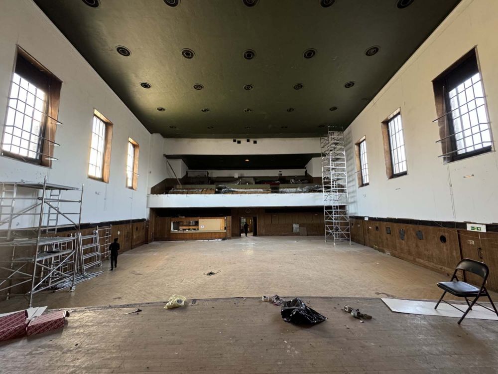 1930's theatre hall for film and photoshoot hire (Greenwich, London)