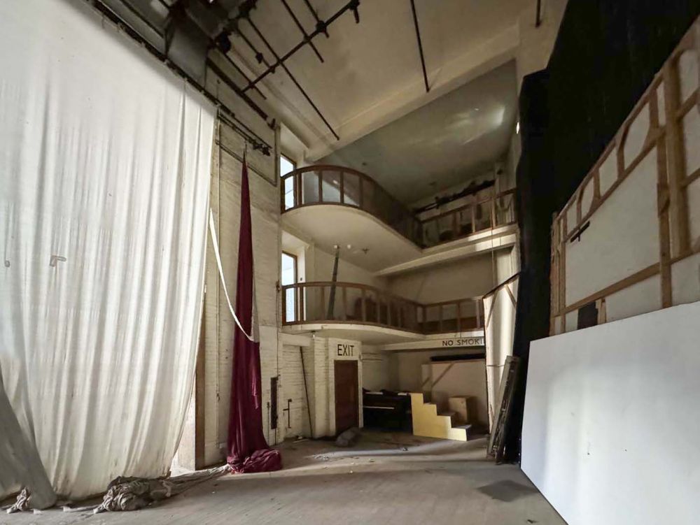 1930's theatre hall for film and photoshoot hire (Greenwich, London)