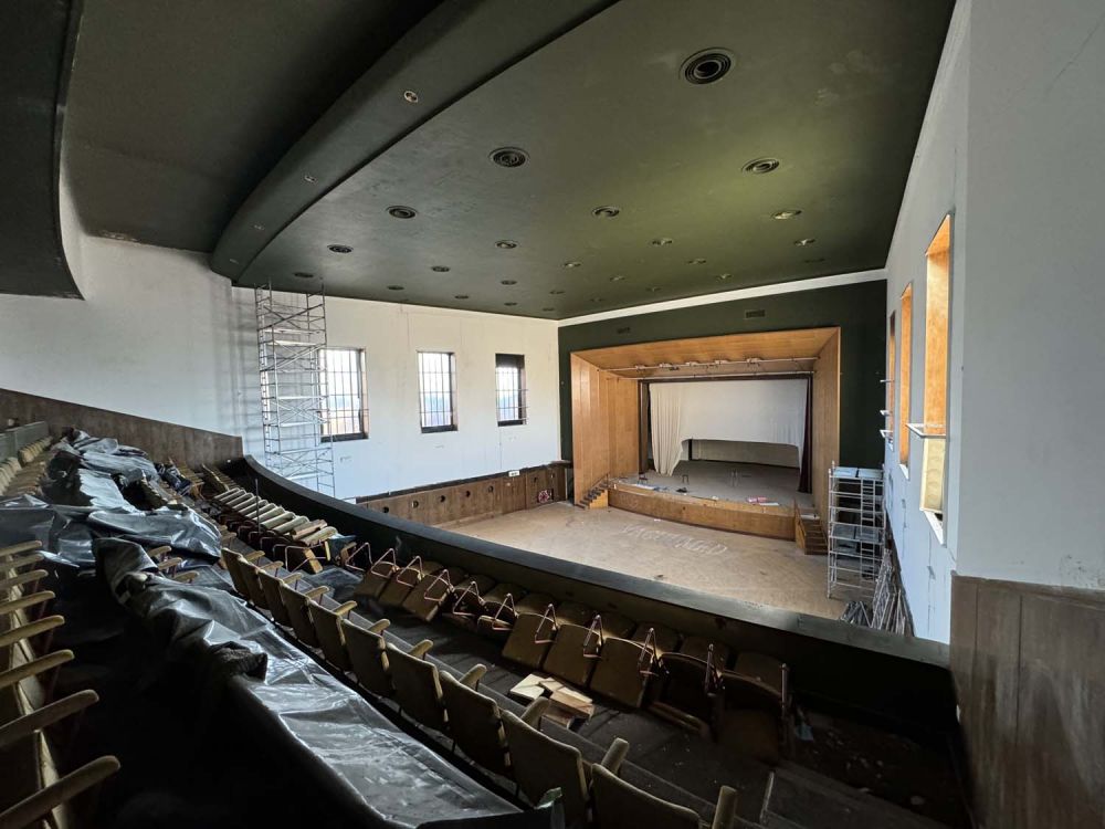 1930's theatre hall for film and photoshoot hire (Greenwich, London)