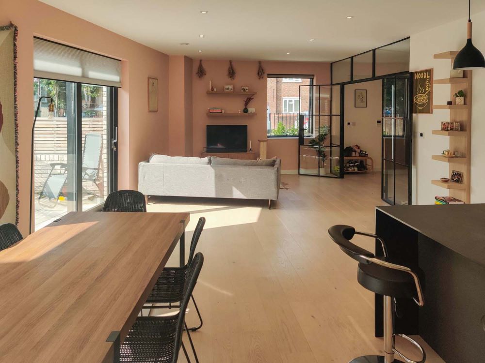 Modern flat in a new build block for film and photoshoot hire (Hackney, London)