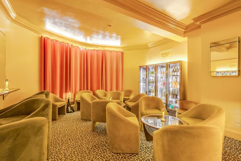 Retro wine bar for film and photoshoot hire (Hounslow, London)