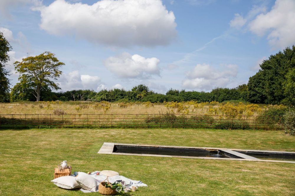 An architecturally unique timber-clad  home in the South Downs