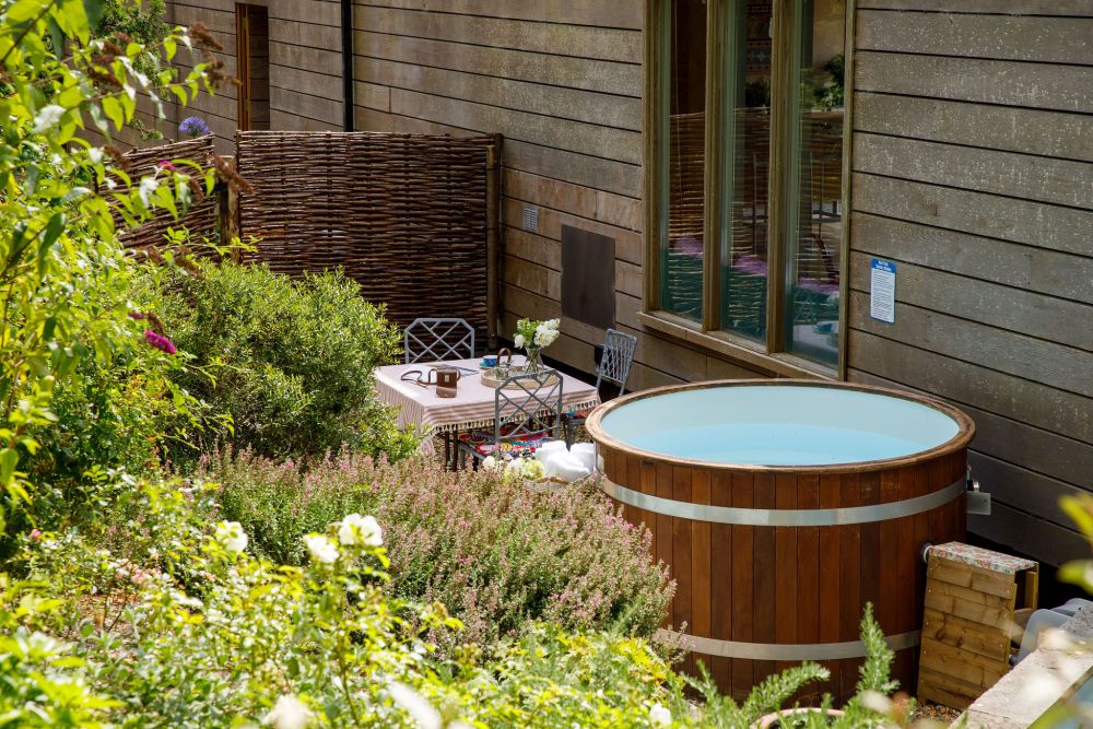 An architecturally unique timber-clad  home in the South Downs