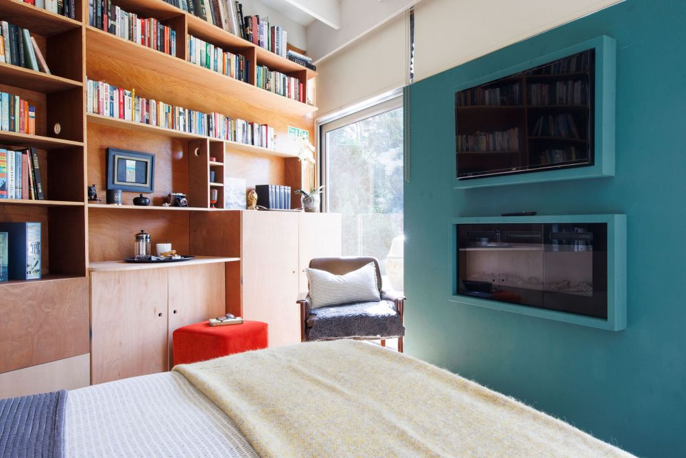 An architecturally unique timber-clad  home in the South Downs