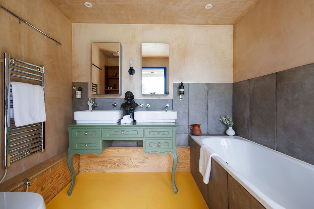 An architecturally unique timber-clad  home in the South Downs