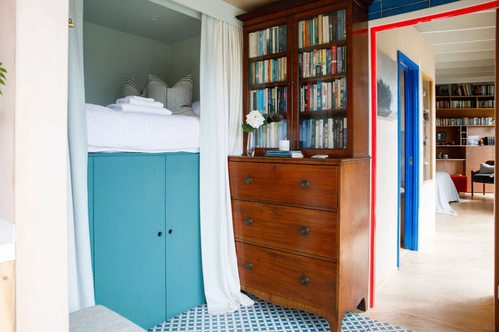 An architecturally unique timber-clad  home in the South Downs