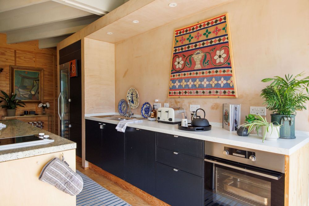 An architecturally unique timber-clad  home in the South Downs