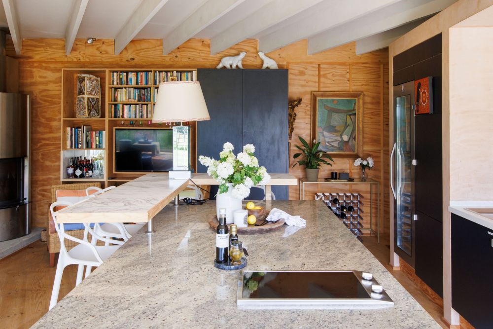 An architecturally unique timber-clad  home in the South Downs