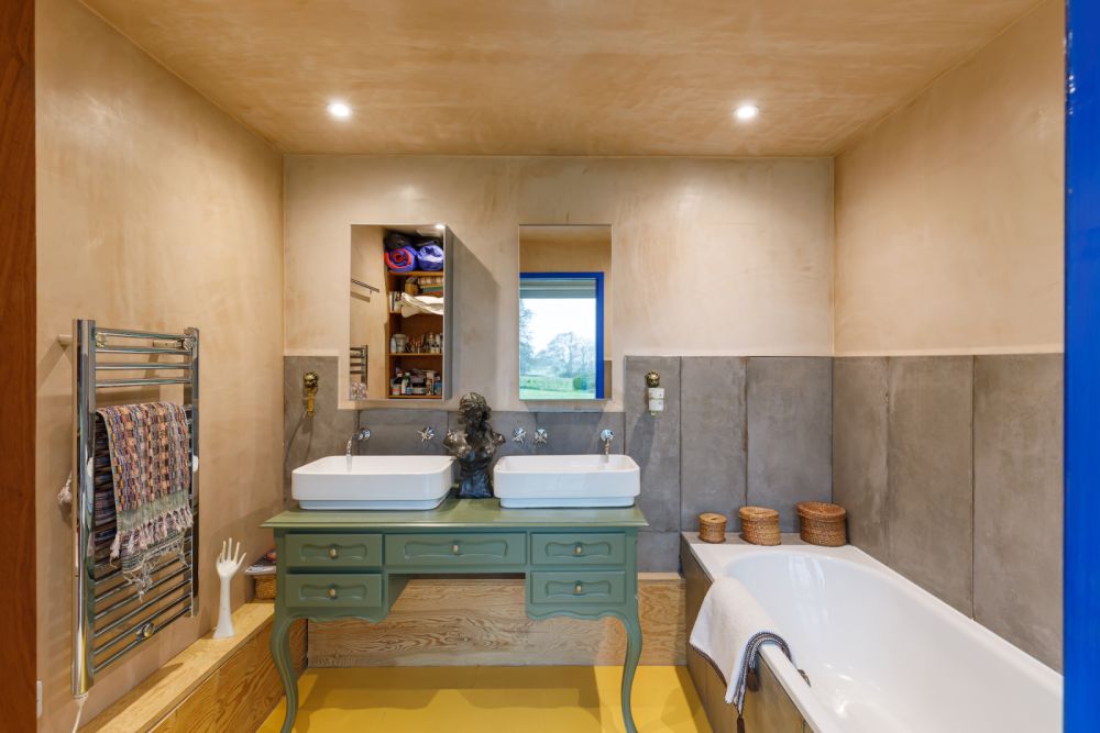 An architecturally unique timber-clad  home in the South Downs