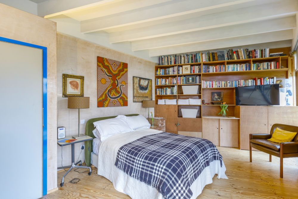 An architecturally unique timber-clad  home in the South Downs