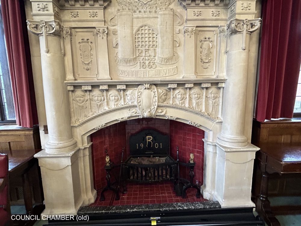 Town hall with meeting rooms, council chambers and period offices. (Reigate, Surrey)
