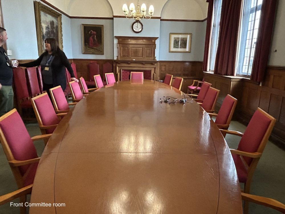Town hall with meeting rooms, council chambers and period offices. (Reigate, Surrey)