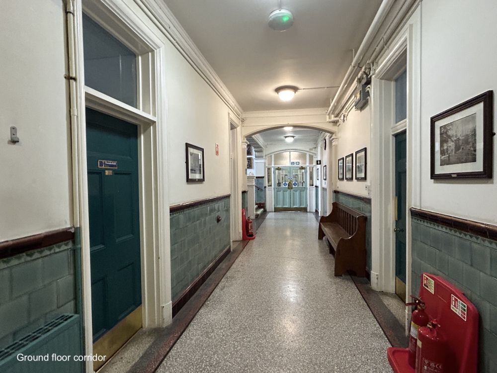 Town hall with meeting rooms, council chambers and period offices. (Reigate, Surrey)