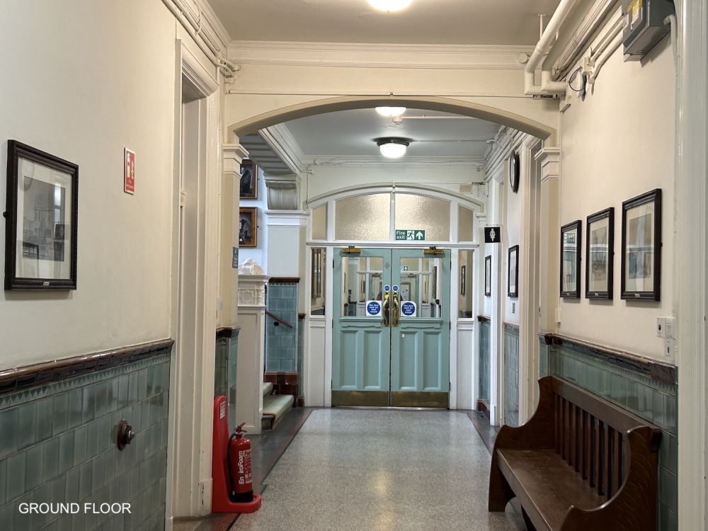 Town hall with meeting rooms, council chambers and period offices. (Reigate, Surrey)