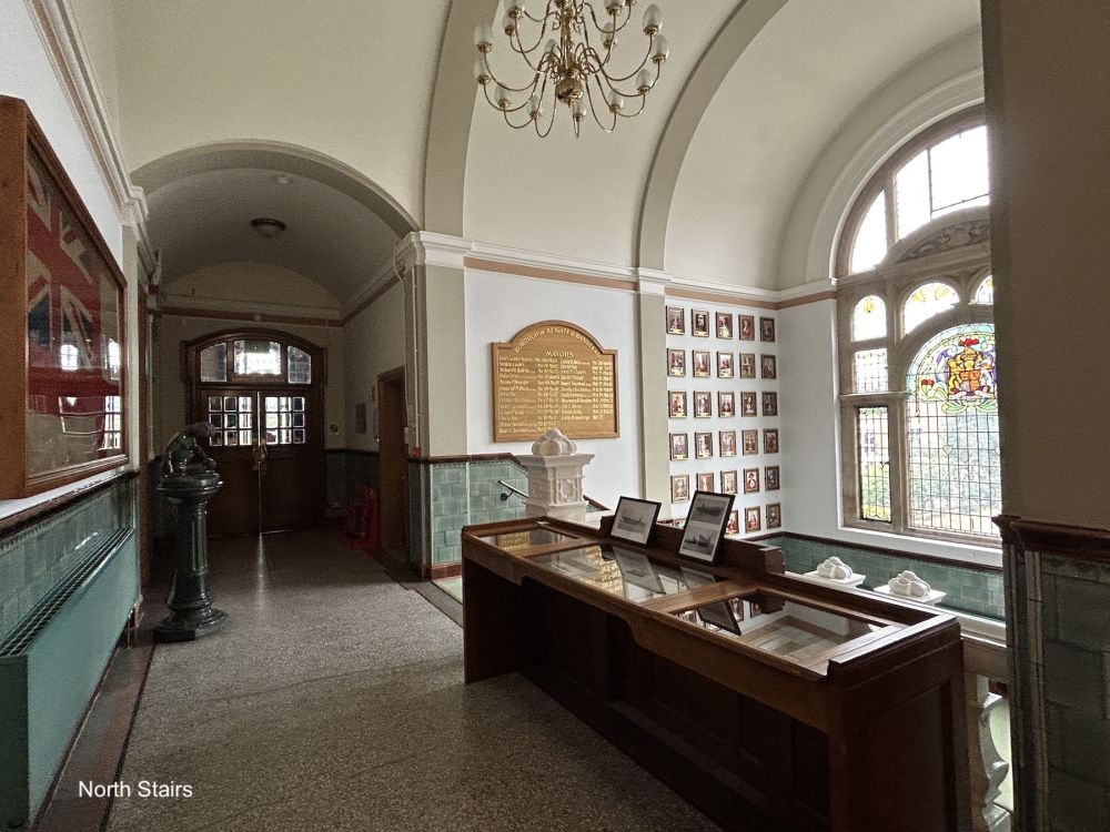 Town hall with meeting rooms, council chambers and period offices. (Reigate, Surrey)