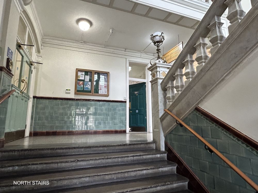 Town hall with meeting rooms, council chambers and period offices. (Reigate, Surrey)