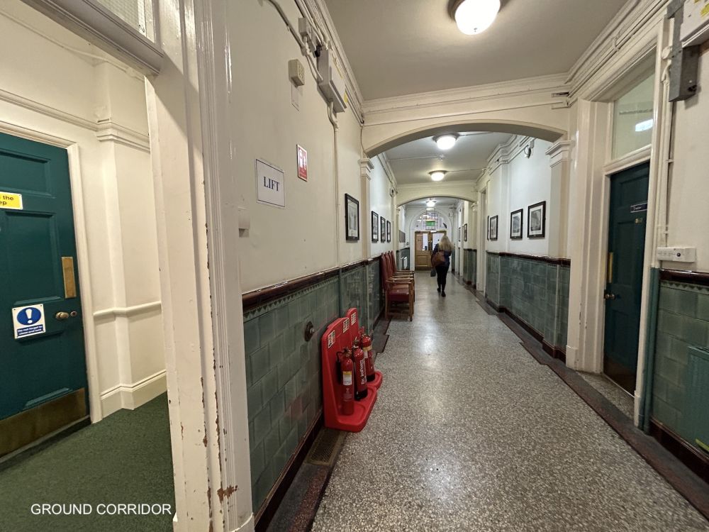 Town hall with meeting rooms, council chambers and period offices. (Reigate, Surrey)