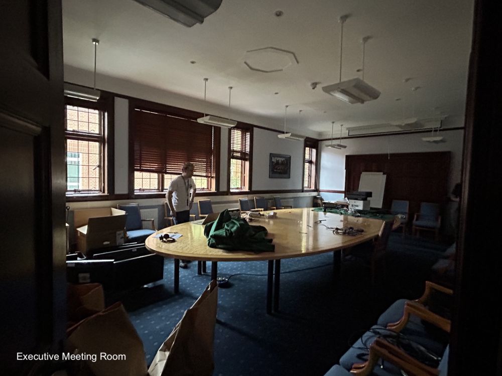 Town hall with meeting rooms, council chambers and period offices. (Reigate, Surrey)