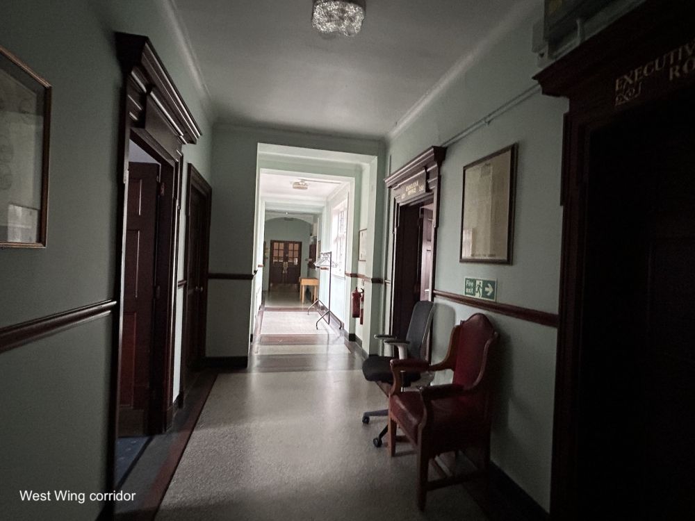 Town hall with meeting rooms, council chambers and period offices. (Reigate, Surrey)