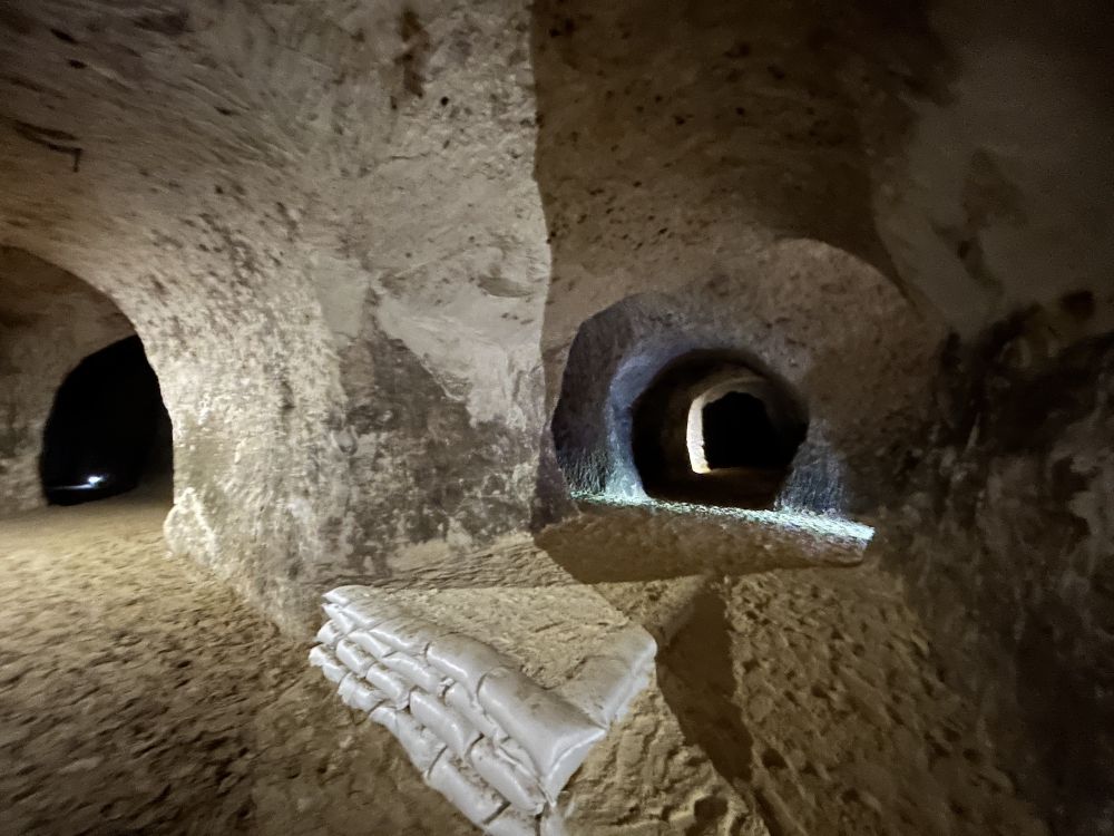 Reigate caves were once sand mines.  (Reigate, Surrey)