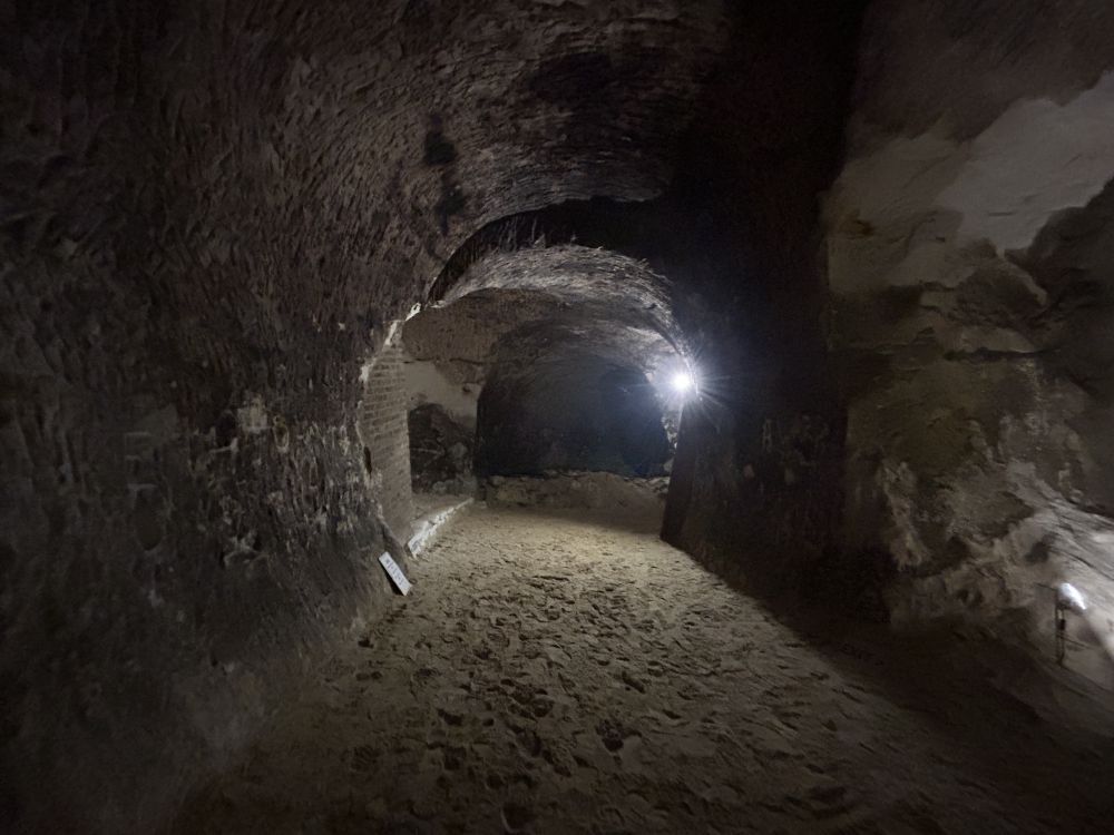 Reigate caves were once sand mines.  (Reigate, Surrey)