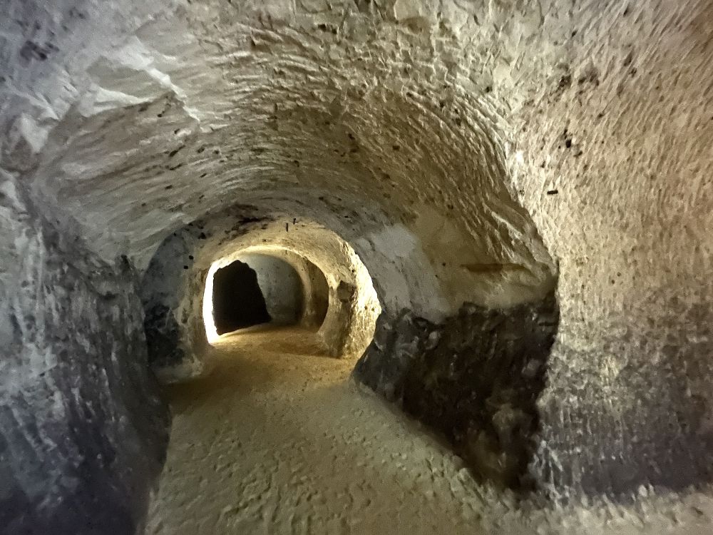 Reigate caves were once sand mines.  (Reigate, Surrey)