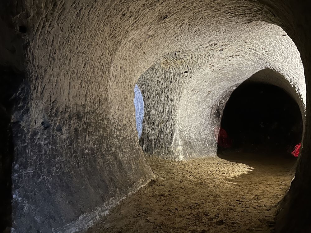 Reigate caves were once sand mines.  (Reigate, Surrey)